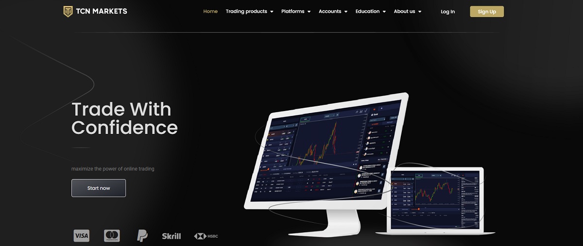 TCN Markets homepage