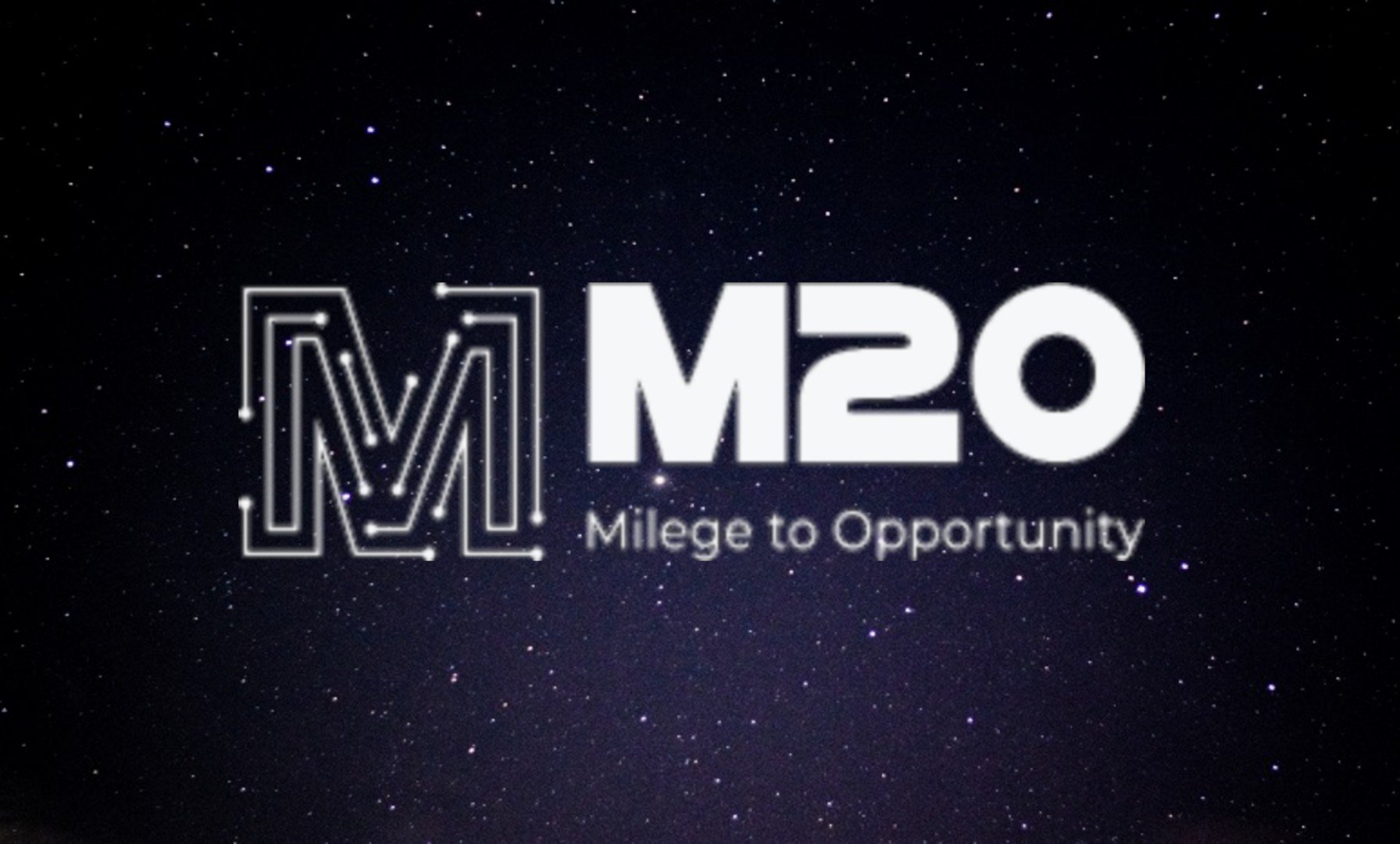All the mileage and points, it will be one in M2O