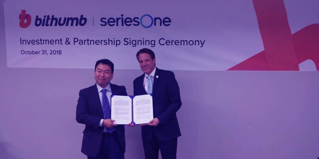 Bithumb And seriesOne To Create US Security Token Exchange