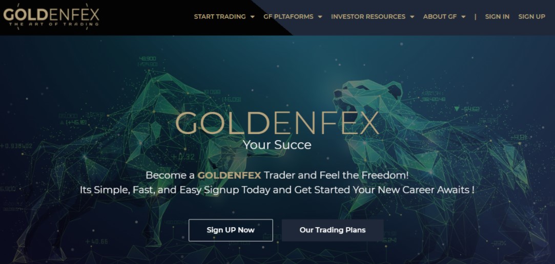 GoldenFEX website
